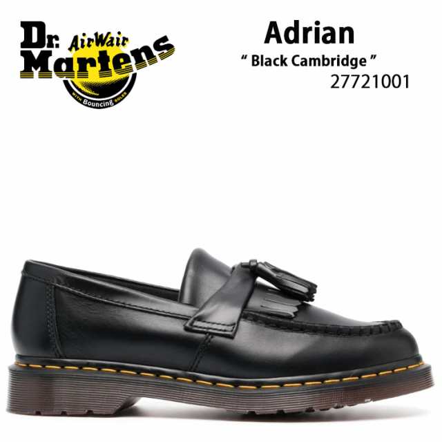 Dr.Martens ドクターマーチン ローファー タッセルシューズ Adrian Black Cambridge 27721001 エイドリアン ローファー ブラック