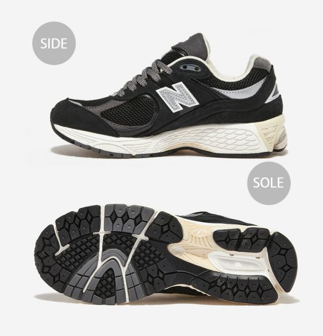 New Balance ニューバランス スニーカー M2002RNC BLACK ブラック シューズ レザー 本革 メンズ レディース_2