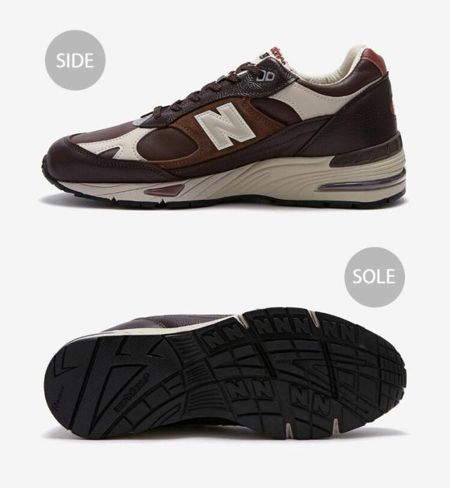 New Balance ニューバランス スニーカー M991GBI BROWN BEIGE MADE IN UK シューズ NEWBALANCE991 ブラウン ベージュ レザー スウェード_2