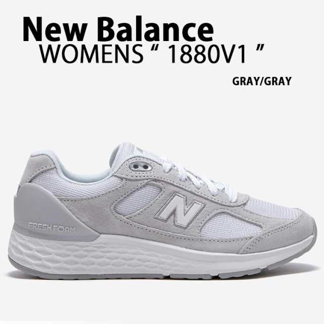 New Balance ニューバランス レディース スニーカー 1880 V1 GRAY ウォーキングシューズ シューズ レザー 本革 スウェードシューズ グレ