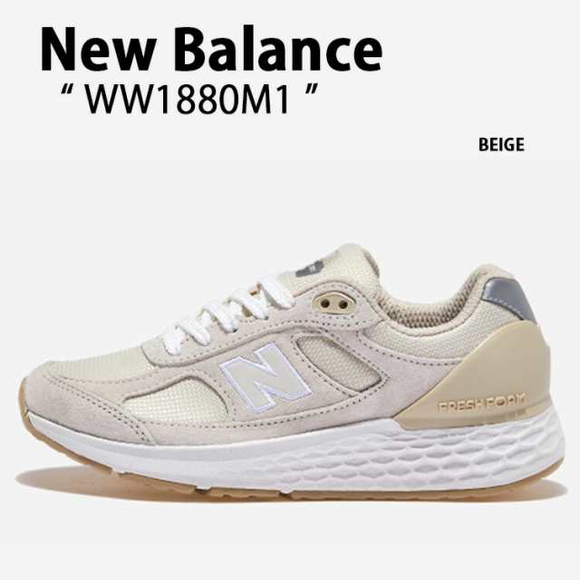 New Balance ニューバランス スニーカー WW1880M1 BEIGE ベージュ シューズ レザー 本革 レディース 女性用