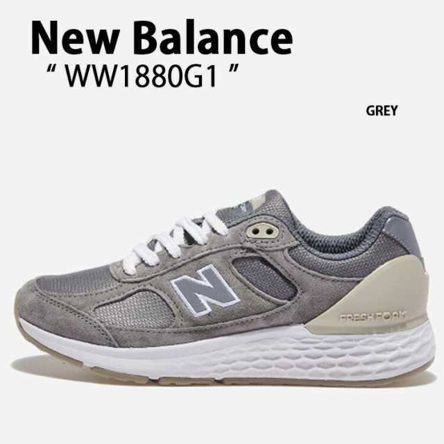 New Balance ニューバランス スニーカー WW1880G1 GREY ベージュ シューズ レザー 本革 レディース 女性用