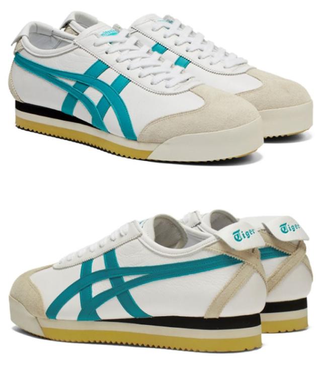 Onitsuka Tiger オニツカタイガー スニーカー MEXICO 66 SD PF WHITE LAGOON 1183C156.102 メキシコ 66 ホワイト ブルー シューズ メンズ レディース_3
