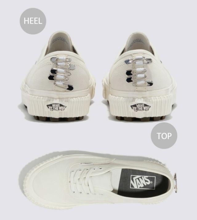 VANS バンズ スニーカー AUTHENTIC 44 LUG DX METAL HARDWARE WHITE VN0005U4WHT オーセンティック44ラグDX