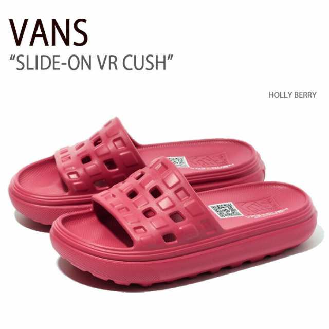 VANS バンズ サンダル SLIDE-ON VR CUSH HOLLY BERRY VN000BCCZLD スライドオンVRクッシュ ホリーベリー