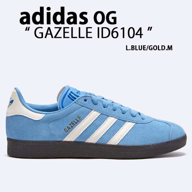 adidas originals アディダス スニーカー GAZELLE ID6104 BLUE GOLD