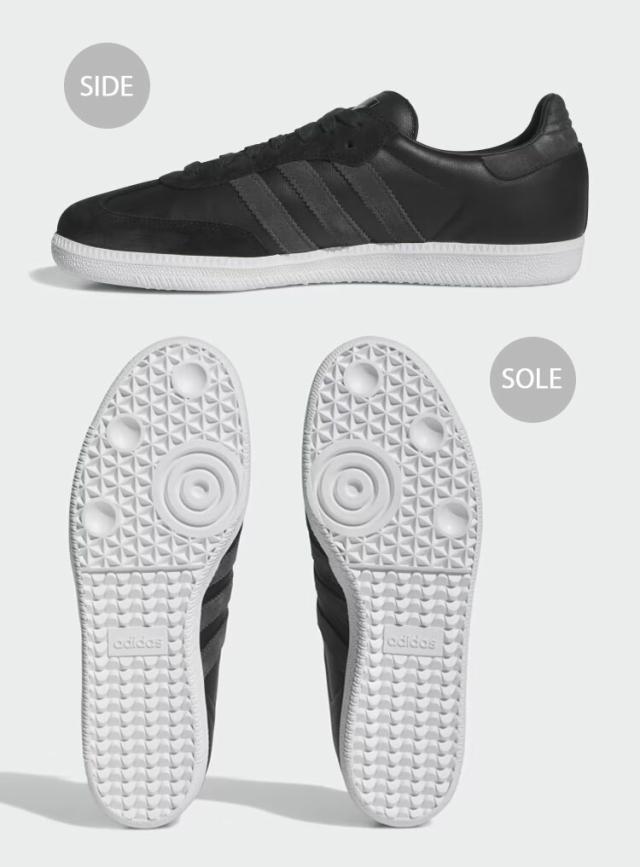 adidas originals アディダス スニーカー SAMBA ADV IG7572 サンバ アドベンチャー BLACK CARBON SILVER スエード シューズ 3ストライプ_2