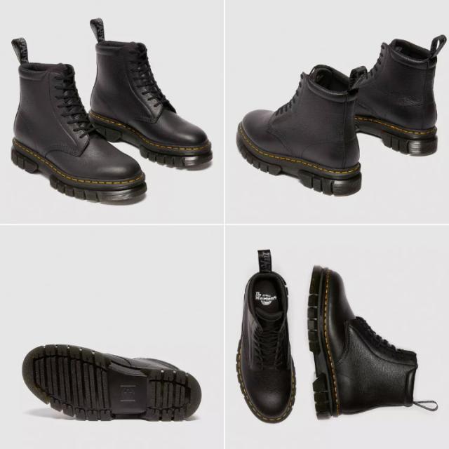 Dr.Martens ドクターマーチン ブーツ Rikard 8H シューズ BLACK LUNAR 27576001 リカルド 8ホール ブーツ ブラック メンズ_2