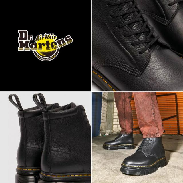 Dr.Martens ドクターマーチン ブーツ Rikard 8H シューズ BLACK LUNAR 27576001 リカルド 8ホール ブーツ ブラック メンズ_3