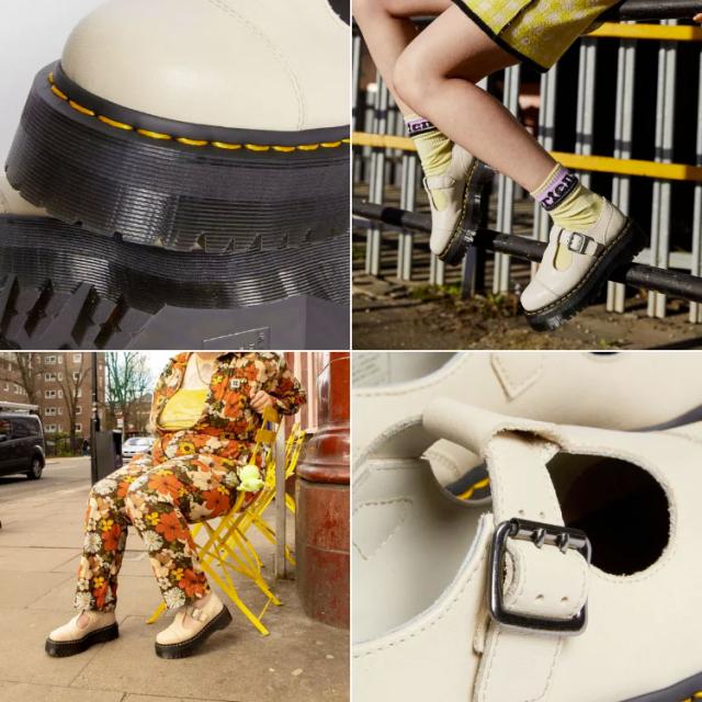 Dr.Martens ドクターマーチン レザーシューズ  BETHAN PISA LEATHER PLATFORM MARY JANE SHOES 30617292 PARCHMENT BEIGE メリージェーン 厚底 ベージュ レディース_3
