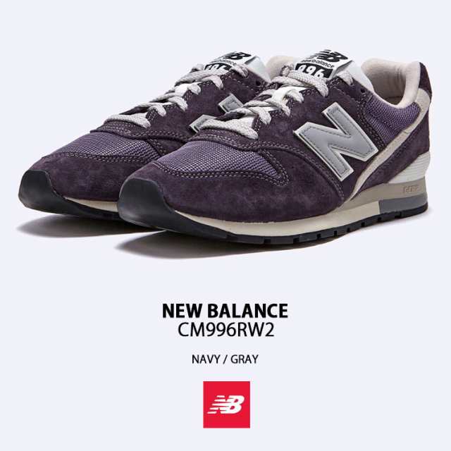 New Balance ニューバランス スニーカー CM996RW2 NAVY GRAY シューズ ...