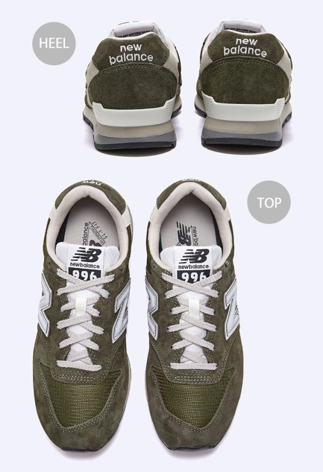 New Balance ニューバランス スニーカー CM996RY2 KHAKI GRAY シューズ NewBalanceCM996 ニューバランスCM996 カーキ グレー スウェード_3