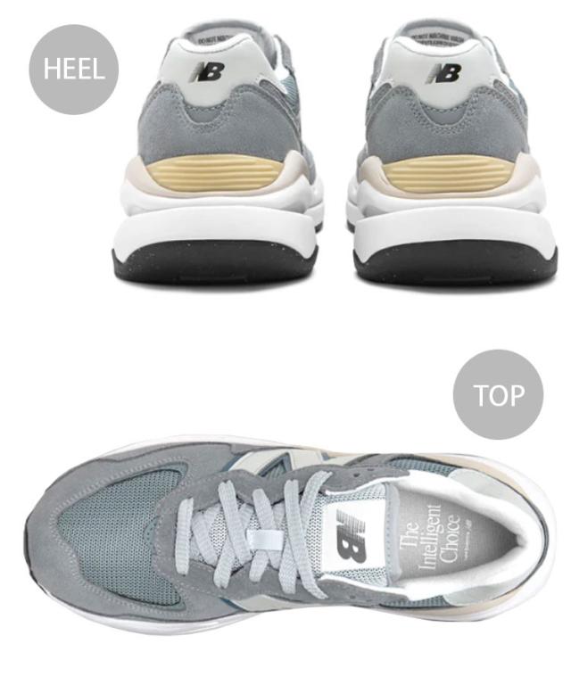 New Balance ニューバランス スニーカー M5740HCF NEWBALANCE M57/40 GRAY BLUE シューズ NEWBALANCE5740 ニューバランス5740 ビッグN レザー 本革_3