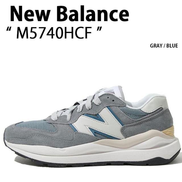 New Balance ニューバランス スニーカー M5740HCF NEWBALANCE M57/40 GRAY BLUE シューズ NEWBALANCE5740 ニューバランス5740 ビッグN レザー 本革