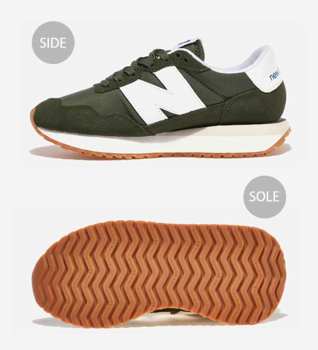 New Balance ニューバランス スニーカー MS237CO KHAKI WHITE シューズ アイボリー NewBalance237  ニューバランス237 カーキの通販はau PAY マーケット - セレクトショップa-clo | au PAY マーケット－通販サイト