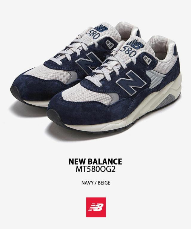 New Balance ニューバランス スニーカー MT580OG2 GRAY NAVY GRAY シューズ NEWBALANCE580 ネイビー グレー ニューバランス580 スウェード_1