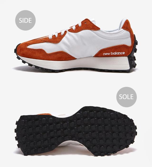 New Balance ニューバランス スニーカー U327 U327LF ORANGE WHITE シューズ オレンジ ホワイト レトロ クラシック メンズ レディース_2