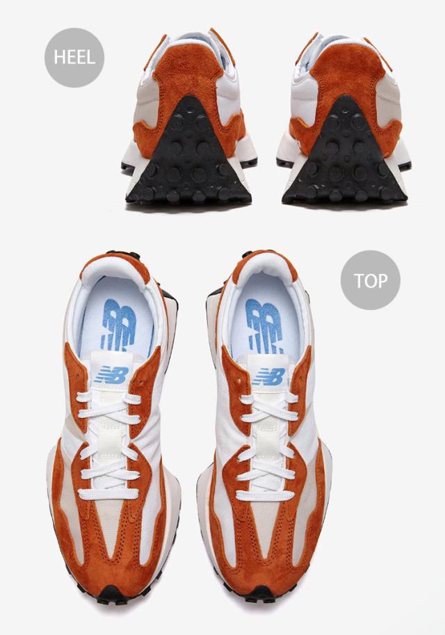New Balance ニューバランス スニーカー U327 U327LF ORANGE WHITE シューズ オレンジ ホワイト レトロ クラシック メンズ レディース_3