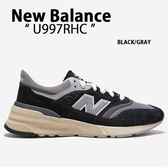 New Balance ニューバランス スニーカー U997RHC BLACK GRAY シューズ NewBalance997 ニューバランス 997R スエード スウェード ブラック