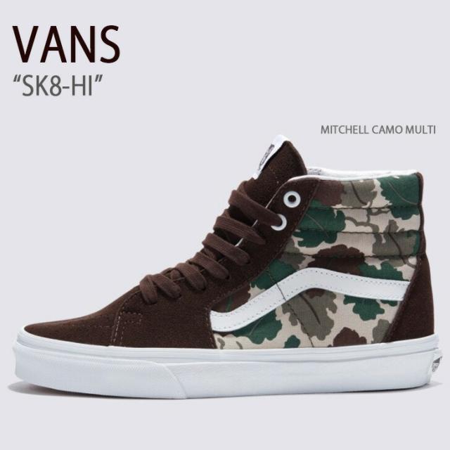VANS バンズ スニーカー SK8-HI MITCHELL CAMO MULTI VN0007NSBMB スケートハイ ミッチェルカモマルチ