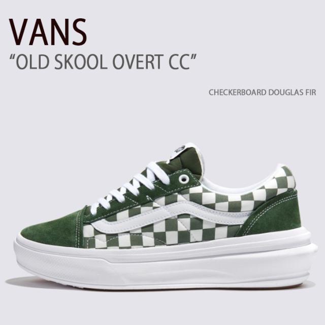 VANS バンズ スニーカー OLD SKOOL OVERT CC CHECKERBOARD DOUGLAS FIR VN000BWABXU オールドスクール