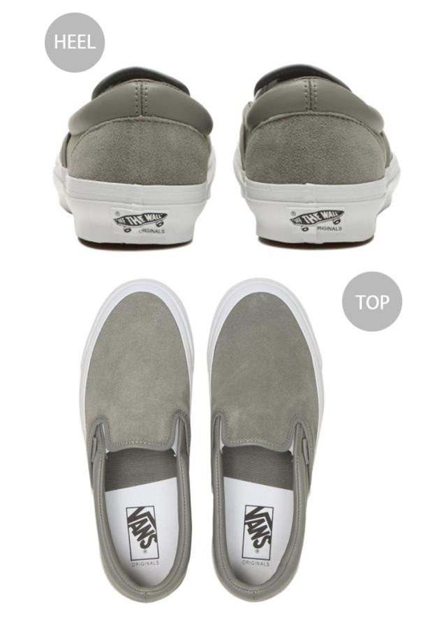 VANS バンズ スニーカー OG CLASSIC SLIP-ON LX MOON MIST