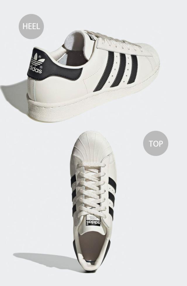adidas originals アディダス スニーカー SUPERSTAR 82 GY7037 スーパースター82 WHITE BLACK シューズ レザー 本革 ホワイト ブラック_3