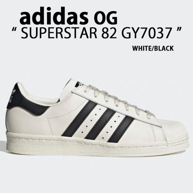 adidas originals アディダス スニーカー SUPERSTAR 82 GY7037 スーパースター82 WHITE BLACK シューズ レザー 本革 ホワイト ブラック