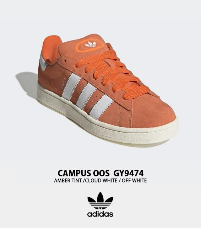 adidas originals アディダス スニーカー CAMPUS 00S GY9474 キャンパス AMBER TINT CLOUD WHITE OFF WHITE_1