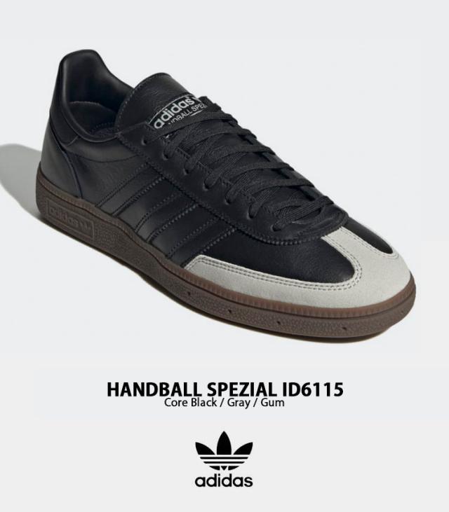 adidas Originals アディダス オリジナルス スニーカー HANDBALL SPEZIAL ID6115 BLACK GRAY GUM シューズ ハンドボール スペツィアル_1
