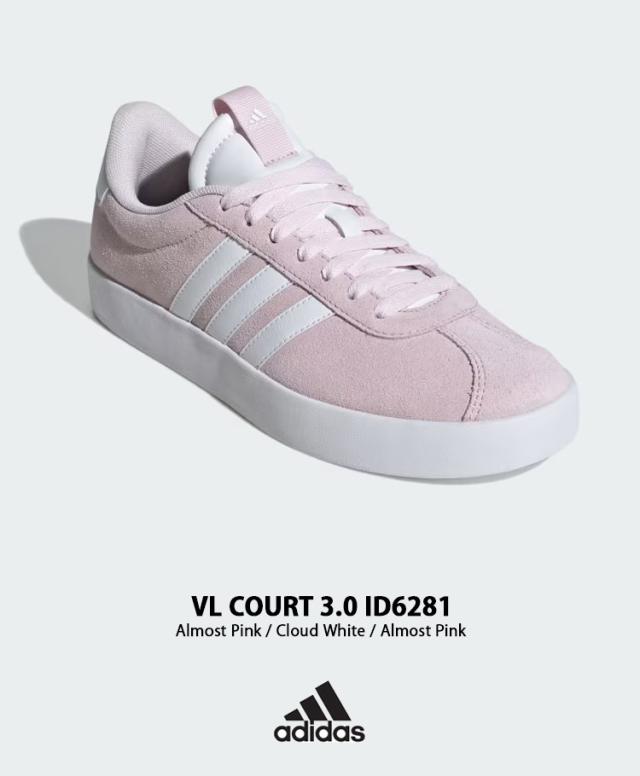 adidas アディダス スニーカー VL COURT 3.0 ID6281 VLコート3.0 ALMOST PINK CLOUD WHITE シューズ adidas アディダス スニーカー VL COURT 3.0 ID6281 VLコート3.0