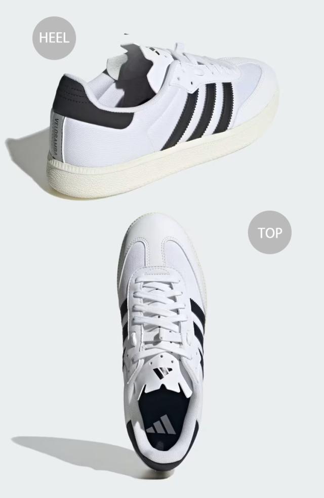 adidas アディダス スニーカー VELO SAMBA MADE IN NATURE IE0231 ベロ サンバ メイドインナチュレ WHITE BLACK 3ストライプ ホワイト_3
