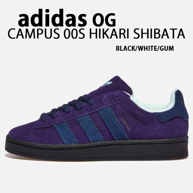 adidas Originals アディダス オリジナルス スニーカー CAMPUS 00s HIKARI SHIBATA IG1721 PURPLE BLUE キャンパス コラボシューズ