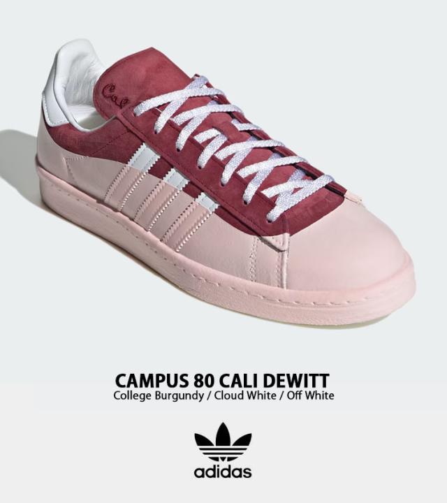adidas originals アディダス スニーカー CAMPUS 80 CALI DEWITT IG3138 キャンパス BURGUNDY WHITE シューズ カリデウィット バーガンディ_1