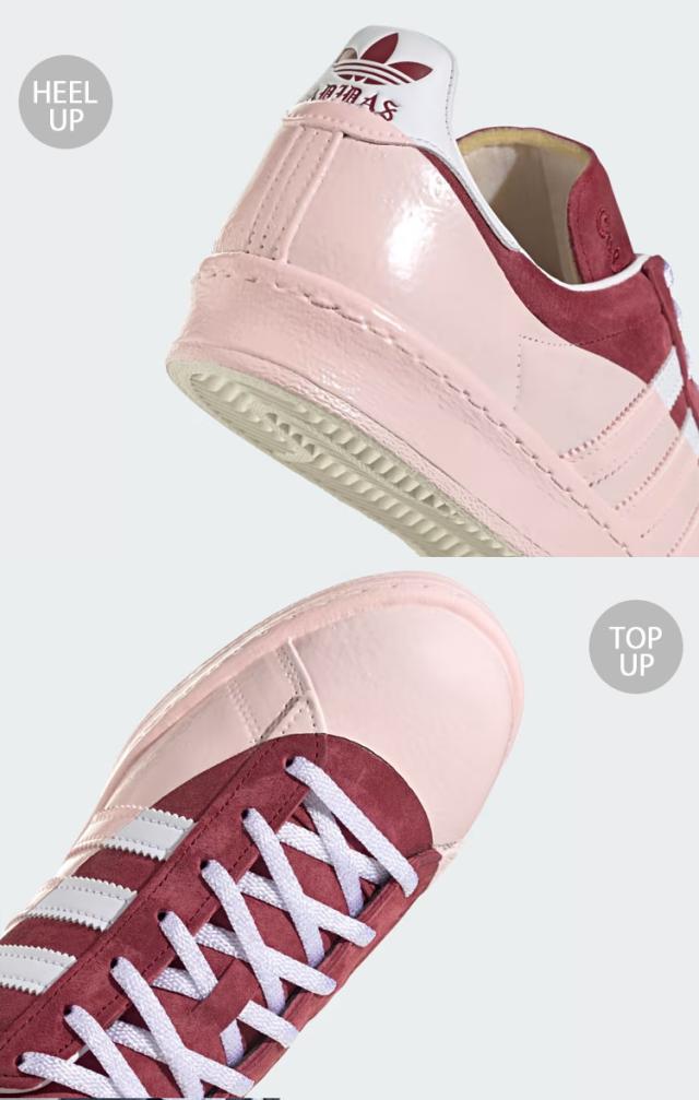 adidas originals アディダス スニーカー CAMPUS 80 CALI DEWITT IG3138 キャンパス BURGUNDY WHITE シューズ カリデウィット バーガンディ_4