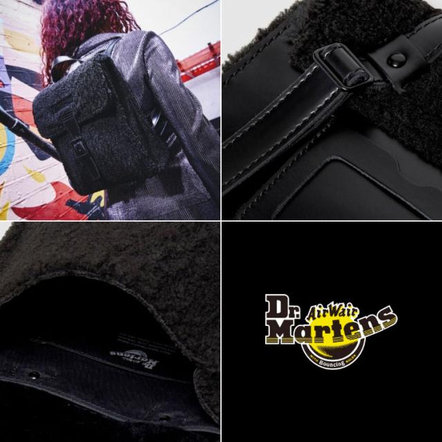 Dr.Martens ドクターマーチン バッグパック MINI BACKPACK KIEV MINI FAUX SHEARLING BACKPACK AB053009 Black ブラック レディース_3