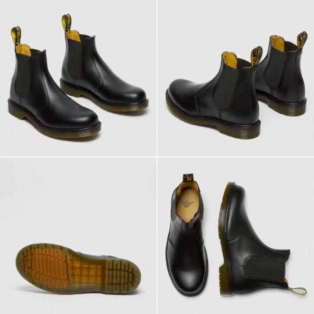 Dr.Martens ドクターマーチン サイドゴア レザーシューズ 2976 SMOOTH LEATHER CHELSEA BOOTS 11853001 Black SMOOTH チェルシー_2