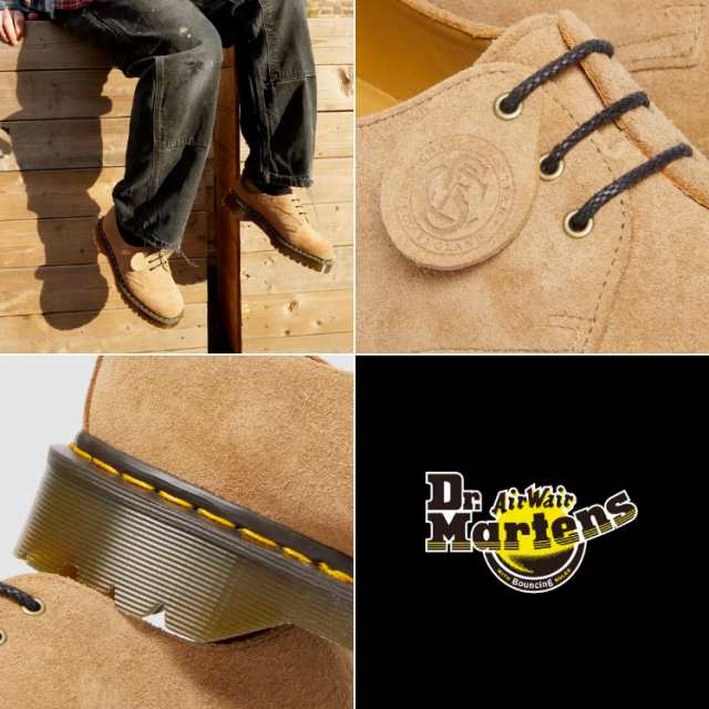 Dr.Martens ドクターマーチン レザーシューズ MIE 1461 BEX TUFTED SUEDE SHOES 30597291 MADE IN ENGLAND Sand+Tan TUFTED SUEDE