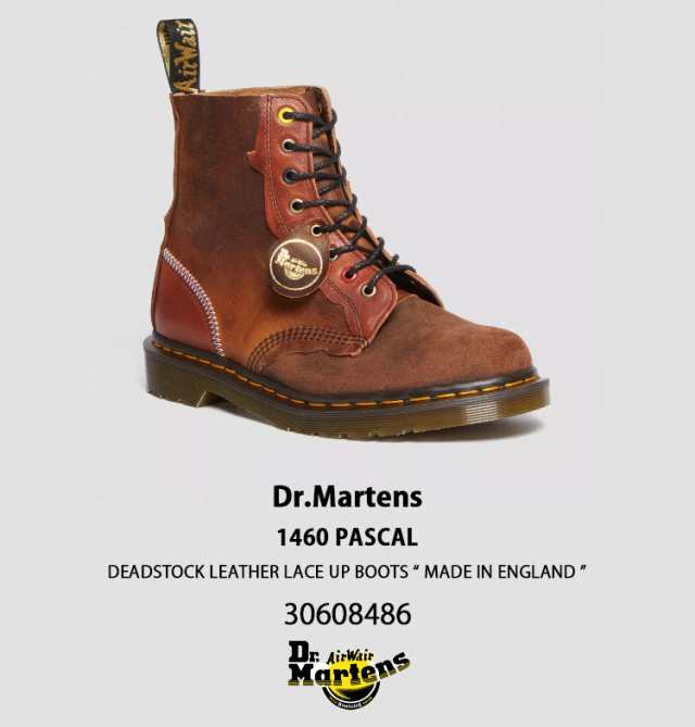 Dr.Martens ドクターマーチン 8ホール レザーブーツ MIE 1460 PASCAL ...