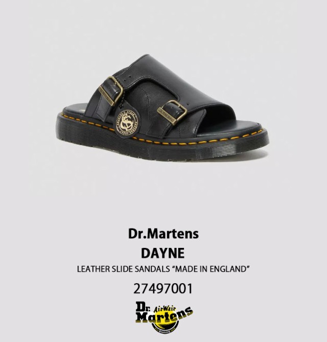 Dr.Martens ドクターマーチン サンダル レザー スライド