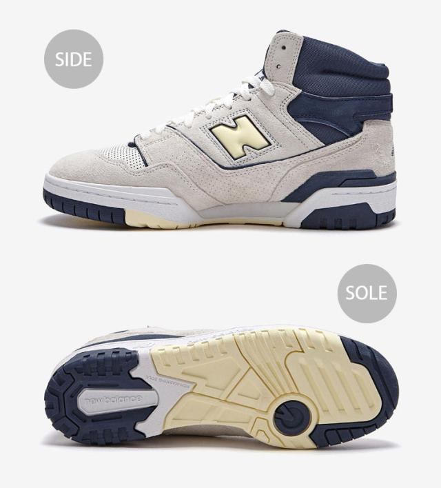 New Balance ニューバランス スニーカー BB650RVN BEIGE NAVY NewBalanceBB650 シューズ ベージュ ネイビー ニューバランスBB650 レザー_2