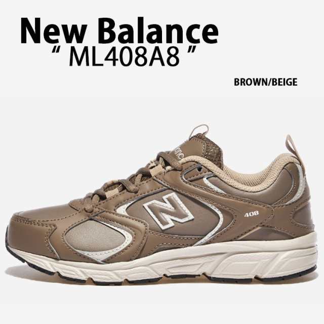 New Balance ニューバランス スニーカー NEWBALANCE ML408 ML408A8 BROWN BEIGE シューズ ブラウン ベージュ メンズ レディースの通販は