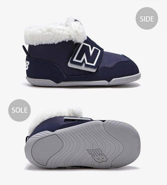 New Balance ニューバランス キッズ ブーツ NAVY キッズシューズ ネイビー ショートブーツ ベルクロ NWBOOTNV ベビー用 キッズ用 子供用_3