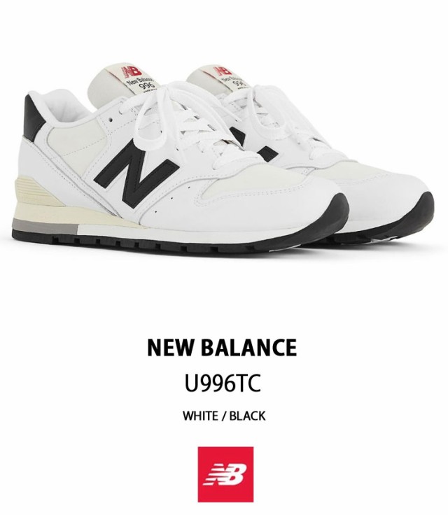 New Balance ニューバランス スニーカー U996TC WHITE BLACK MADE IN