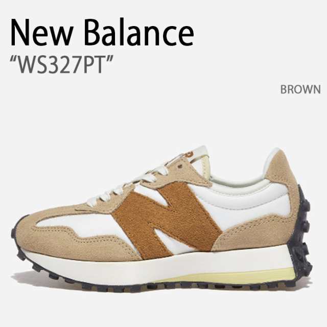 New Balance ニューバランス スニーカー 327 WS327PT BROWN シューズ グリーン レディース 女性用の通販は