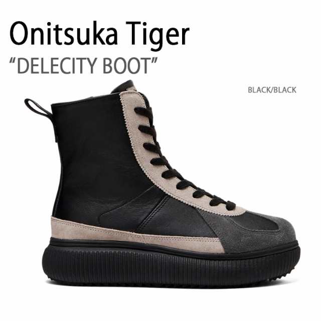 Onitsuka Tiger オニツカタイガー ブーツ DELECITY BOOT BLACK デレ