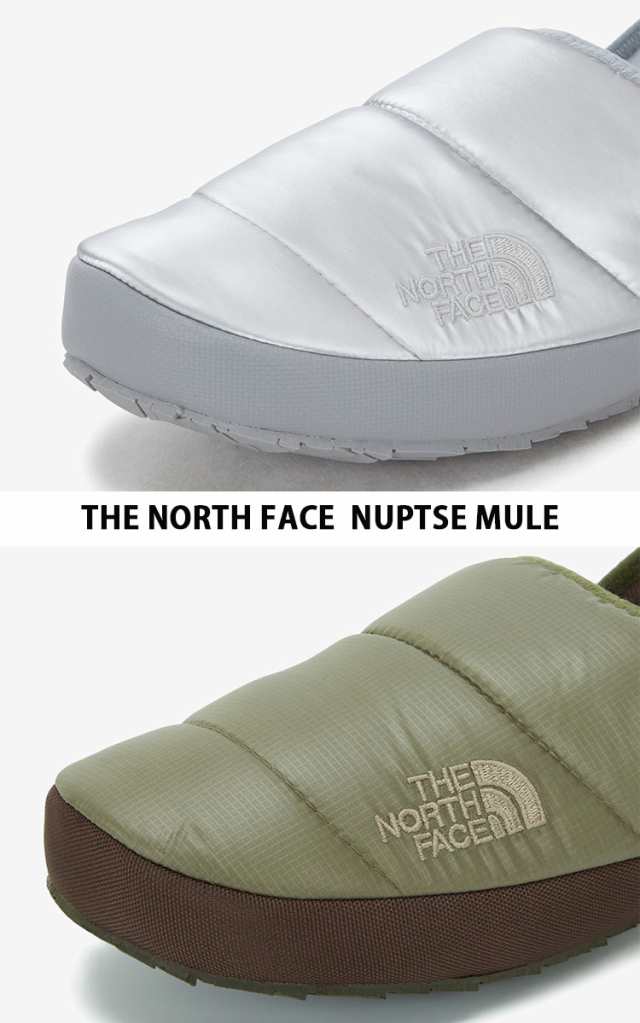 THE NORTH FACE ノースフェイス ダウンサンダル NUPTSE MULE ヌプシ ミュール スリッポン シューズ サンダル スリッパ 外