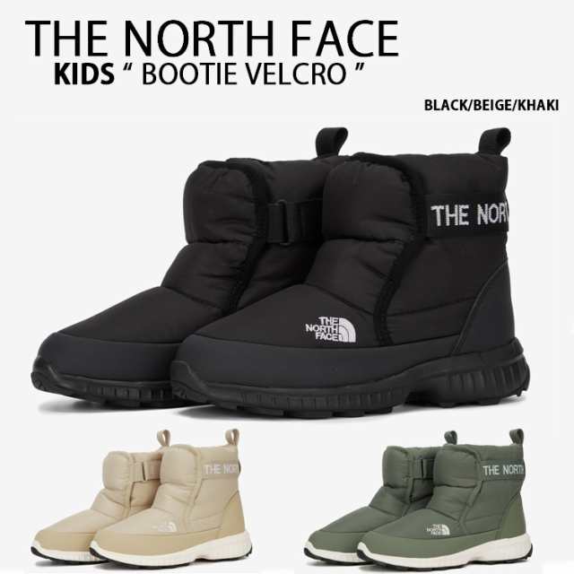 THE NORTH FACE ノースフェイス キッズ ショートブーツ KID BOOTIE VELCRO ブーツ ブーティー ベルクロNS96P91S/T/U