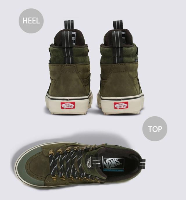 VANS バンズ スニーカー SK8-HI DIP MTE-2 OLIVE VN0009QMOLV スケートハイ DIP MTE-2 オリーブ_2