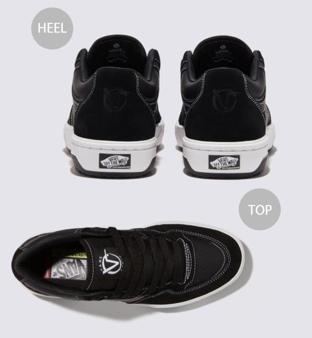 VANS バンズ スニーカー ROWAN 2 BLACK WHITE VN0A2Z3IBZW ローワン2 ブラック ホワイト メンズ レディース 男性用 女性用